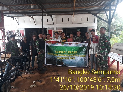 Koramil 05/RM Rutin Sosialisasi Karlahut