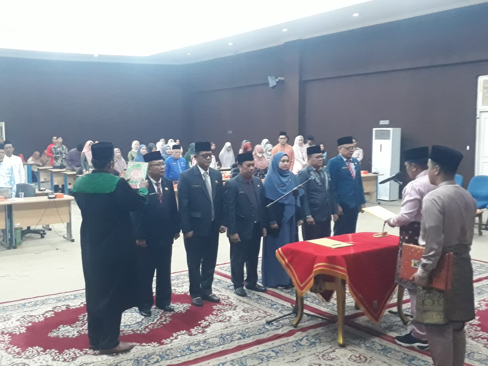 Bupati Zukri Lantik 6 Pejabat Eselon II Hasil Lelang Jabatan