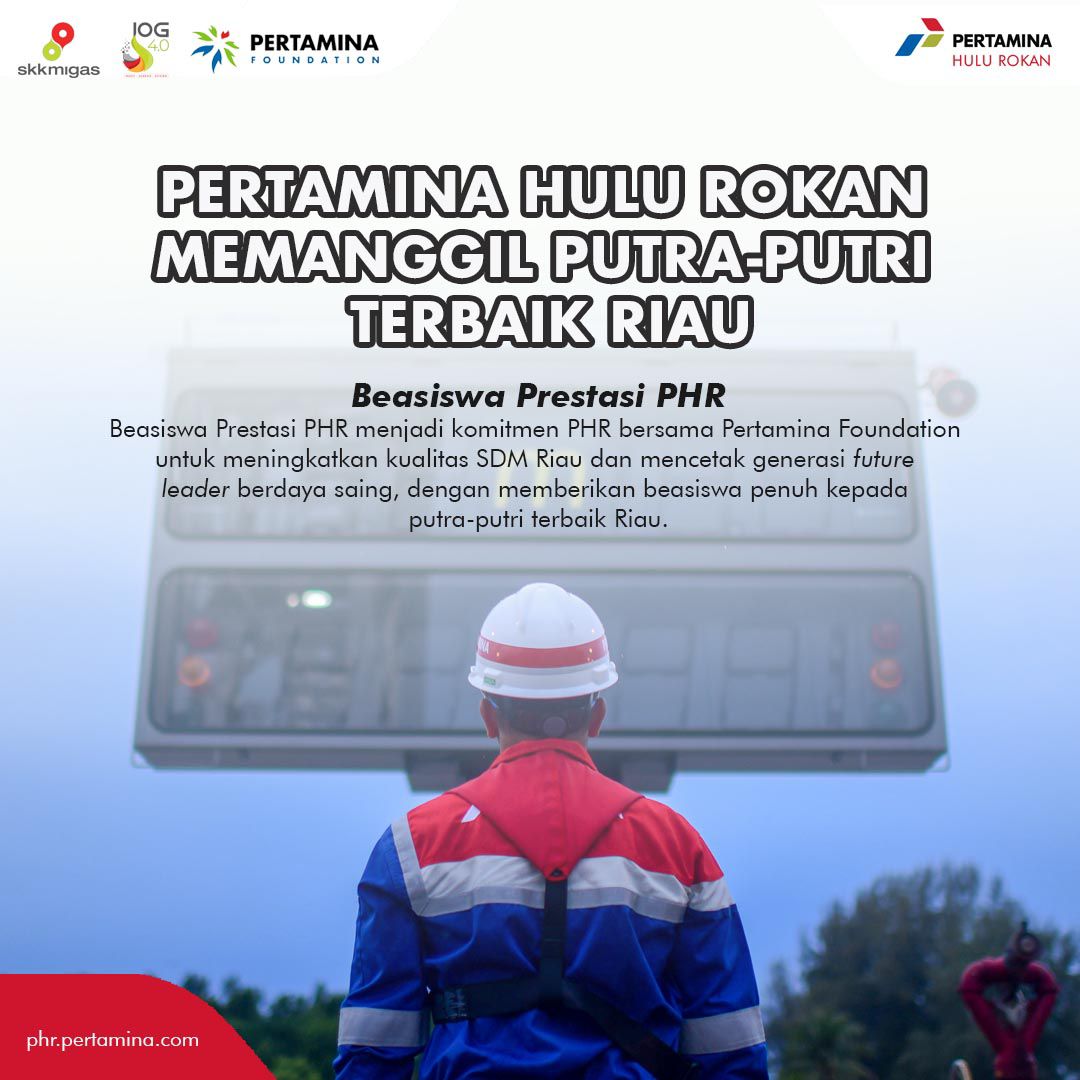 Pendaftaran Beasiswa Prestasi PHR 2023 Untuk Putra-Putri Riau Sudah Dibuka, Berikut Syaratnya  