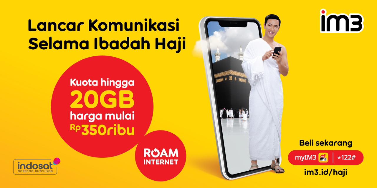 Agar Selalu Terhubung Dengan Keluarga, Indosat Hadirkan Paket Haji