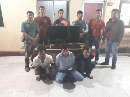 Tiga Pelaku Pembongkar Rumah Ditangkap Satreskrim Polres Rohil