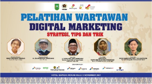 PWI Riau Gelar Diklat Marketing Digital untuk Wartawan Dipusatkan di Rohul