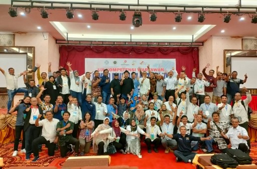 50 Peserta UKW Kerja Sama PWI-SKK Migas Sumbagut Angkatan XIX-XX Dinyatakan Kompeten