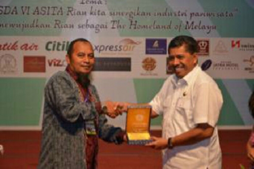 Hadiri Musda Asita VI Riau, Wakil Bupati Siak Promosikan Water Front City