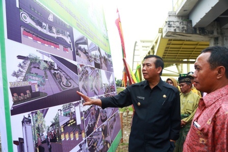 Walikota Pekanbaru Buka Serasahan Penataan Kawasan Jembatan Siak III
