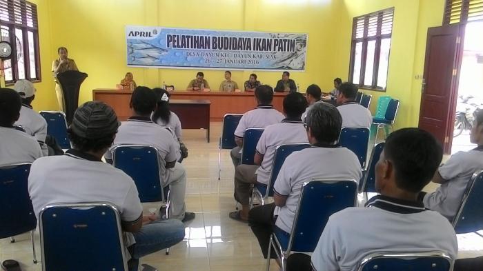 Warga Dayun Antusian Ikuti Pelatihan Budidaya Ikan Patin 