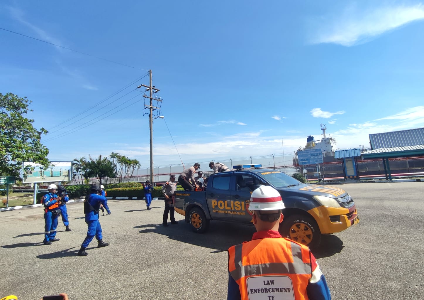 Gandeng Polri Syahbandar dan SKK Migas, PHR Latihan Bersama Antisipasi Sabotase Darurat Keamanan