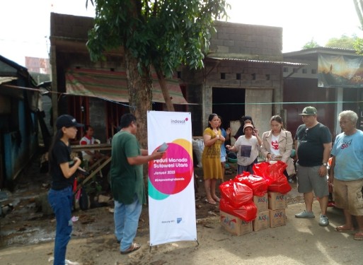 Wujud Kepedulian kepada Masyarakat, IOH Salurkan Bantuan kepada Korban Banjir dan Longsor Manado