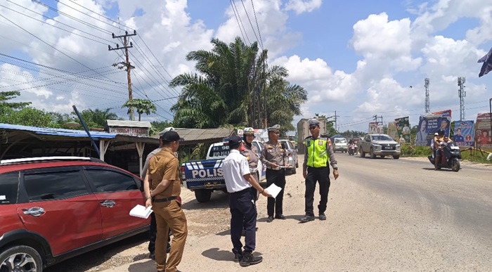 Kasat Lantas Polres Bengkalis Pimpin Kegiatan Analisa Evaluasi dan Survey Black Spot