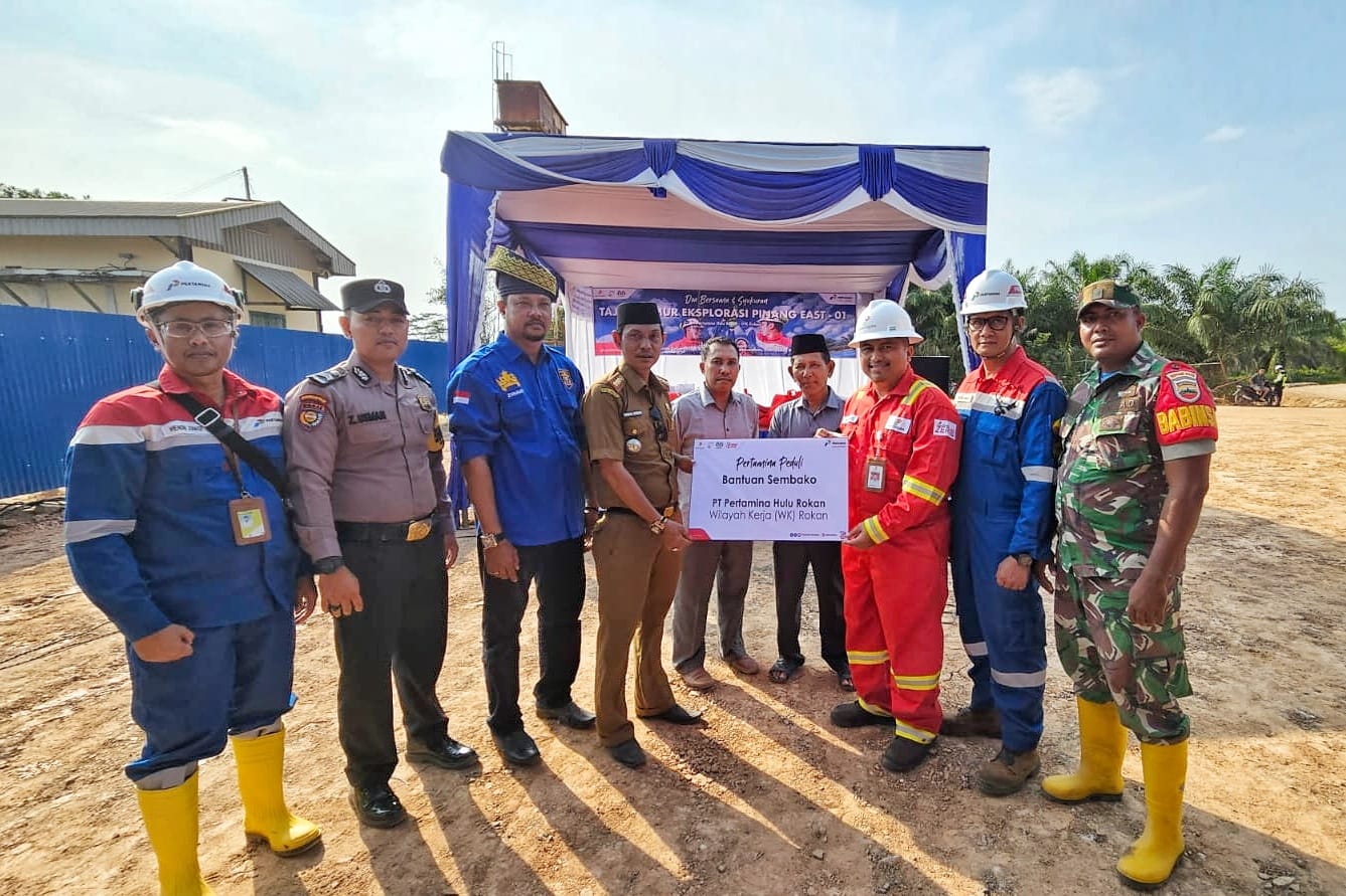 Semangat Berbagi PHR, Wujud Syukur Keberhasilan Tajak Sumur Eksplorasi Pinang East