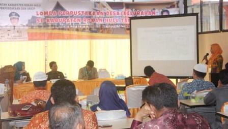 Tingkatkan Minat Baca, Dinas Perpustakaan dan Arsip Rohul Taja Lomba Perpustakaan Desa  Tahun 2017