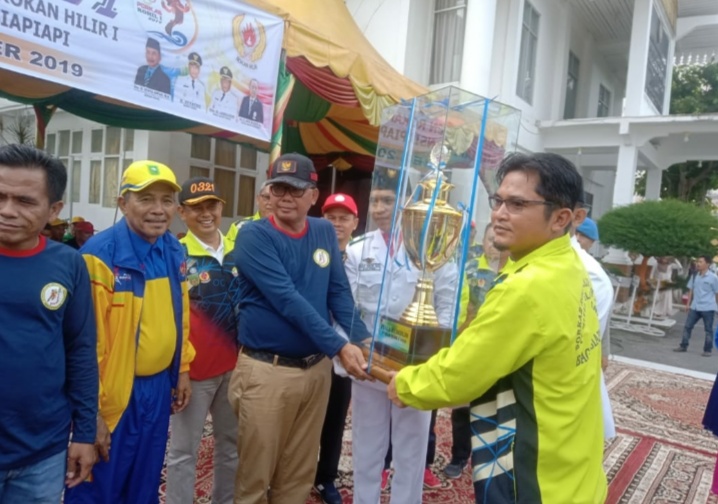 Ditutup Bupati, Kecamatan Bangko Juara Umum Porkab I Rohil