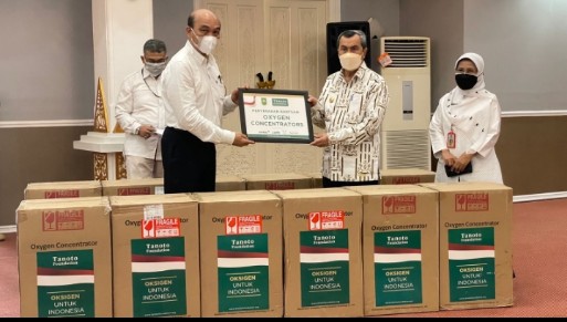 Tanoto Foundation Donasikan Konsentrator Oksigen kepada Pemprov Riau