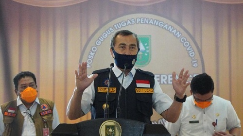 Angka Kesembuhan Pasien Covid-19 di Riau 80 Persen, Gubri Tetap Himbau Masyarakat Selalu Waspada