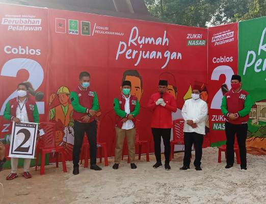 Dapat Nomor Urut Dua, Zukri-Nasar : Jika Dimanahkan Kami Untuk Melayani Bukan Dilayani
