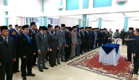 Sekda Kepulauan Meranti Ambil Sumpah 83 Pejabat Eselon IV