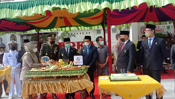Pimpin Upacara Peringatan 61 Tahun UU Pokok Agraria, Bupati Rohil Sampaikan Amanat Menteri ATR/BPN