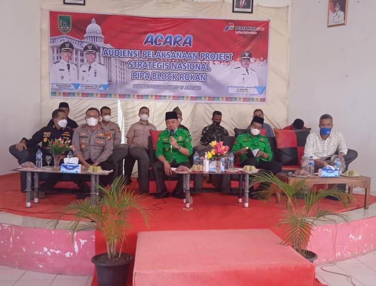 Pemasangan Pipa Blok Rokan Jangan Sampai Ada Yang Dirugikan Terutama Masyarakat