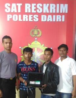 Polres Dairi Amankan Tersangka Pencuri di Toko Pupuk UD Ramos