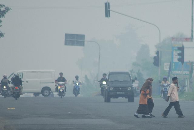  Akibat Kabut Asap, Disdik Liburkan Sekolah Dikecamatan Tanah Putih