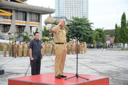 Apel Perdana Usai Libur Lebaran, 244 ASN Pemprov Riau Tidak Hadir