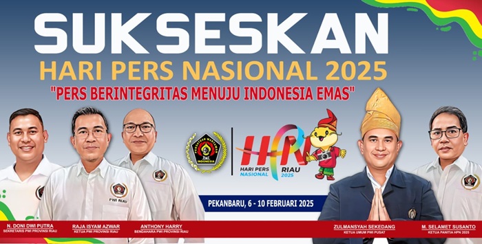 HPN 2025 di Riau Siap Sambut Delegasi se-Nusantara, Ketua PWI Riau Ajak Seluruh Wartawan Turut Sukseskan HPN 