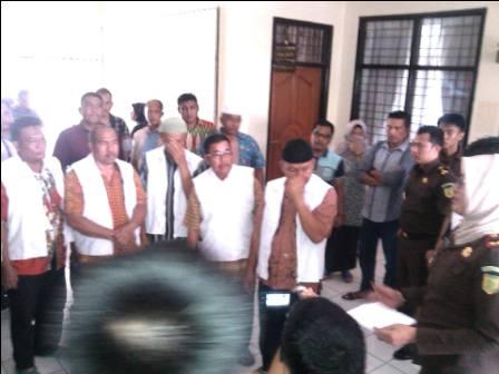 6 Tersangka Korupsi Multimedia Ditahan Kejari Pelalawan
