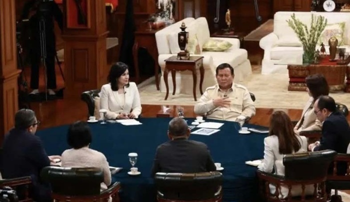  Presiden Prabowo Gelar Dialog Dengan Tujuh Jurnalis Nasional