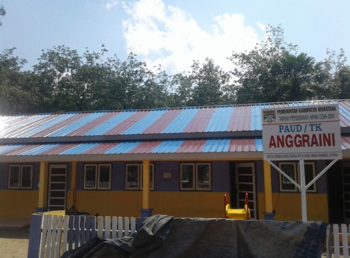 Meningkatkan Pendidikan Anak, Pemerintah Desa Embacang Baru Bangun PAUD