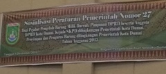 Pemko Dumai Gelar Sosialisasi Peraturan Pemerintah Nomor 27