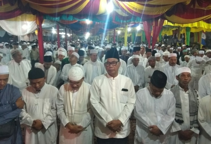 Bupati Rohil Hadiri Atip Togak, Kenduri Besar Dan Istighosah Qubro