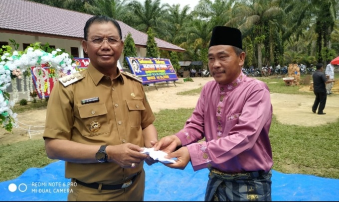 Pribadi Bupati Sumbang Rp5 juta, Terkumpul Spontanitas Rp28 Juta Untuk Bangunan SMP 6 Bangko Pusako