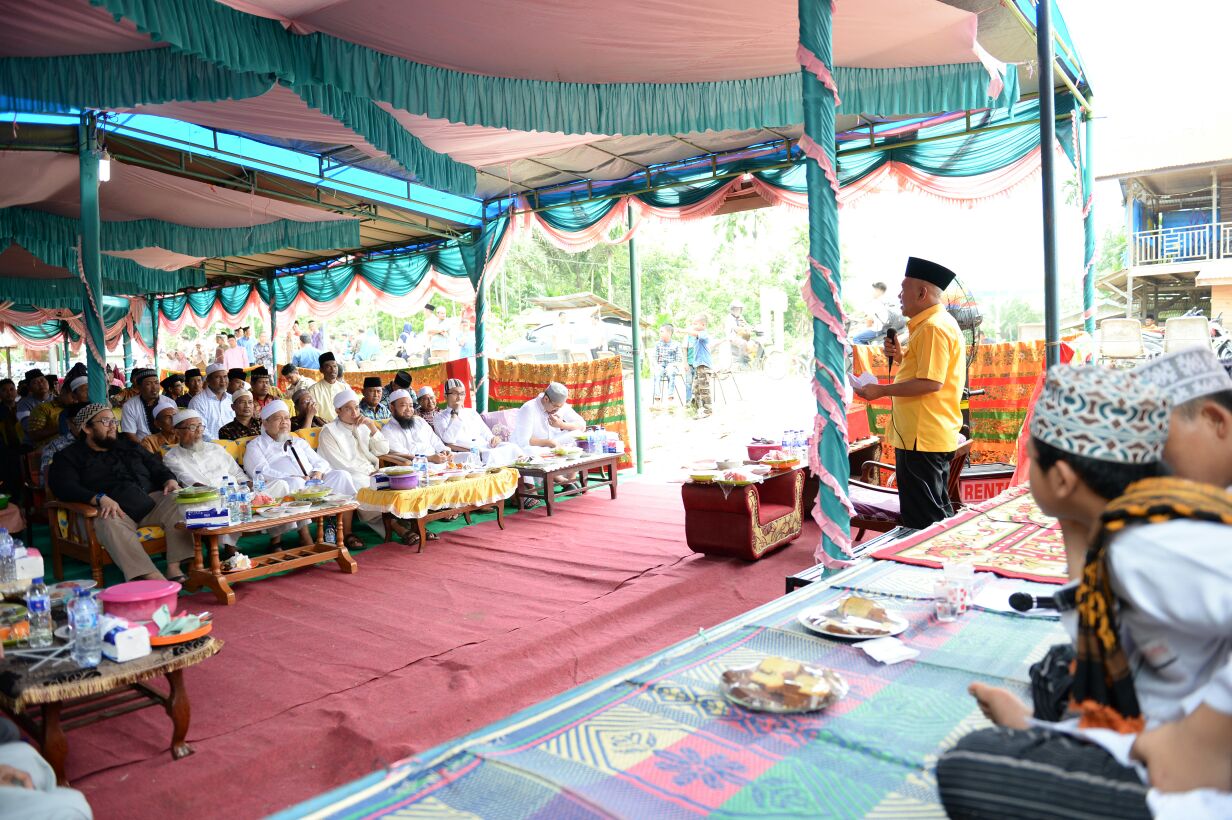 Yang Lain Baru Janji, Cagub Nomor 4 Sudah Berbuat di Inhil Selatan