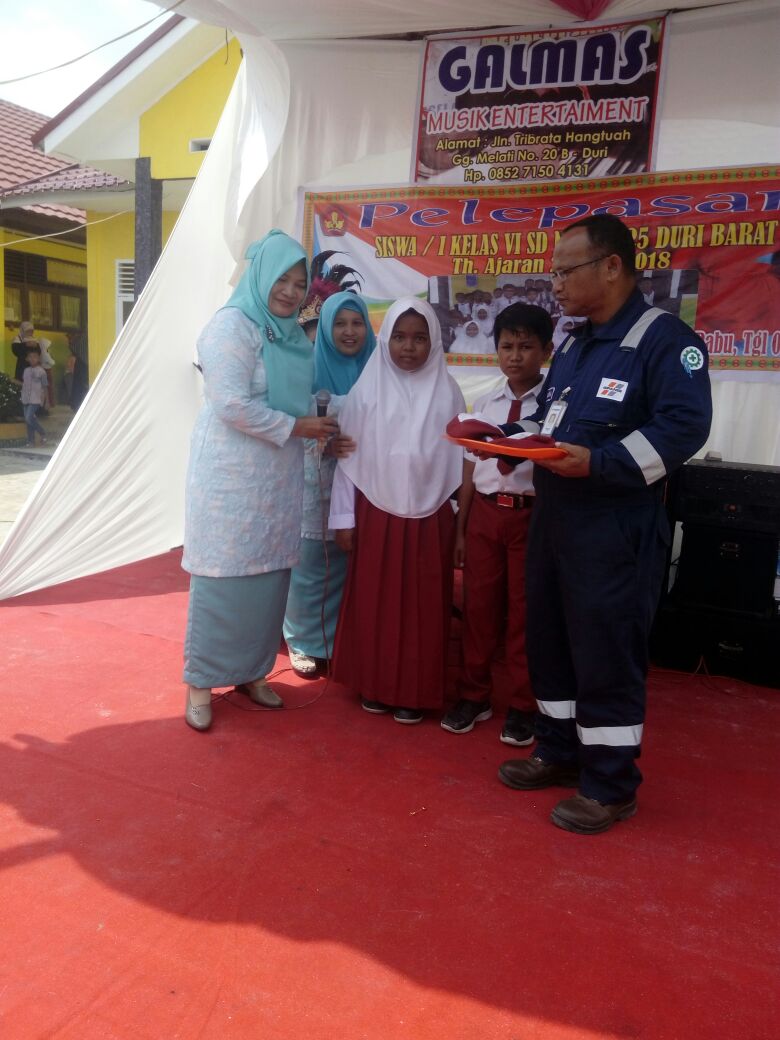 Perpisahan SDN 25 Mandau, Kepsek : Tetap Tingkatkan Prestasi