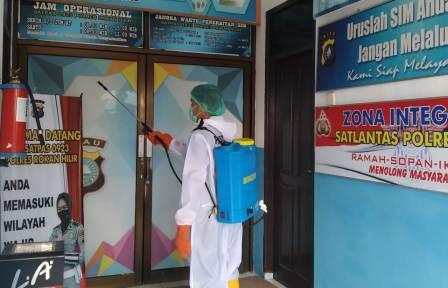 Putus Mata Rantai Penyebaran Covid-19, Polres Rohil Disiplin Prokes 