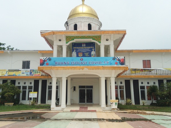Terjadi Lonjakan Kasus Covid-19, Pemkab Rohil Jadikan Eks Purna MTQ Tempat Isolasi