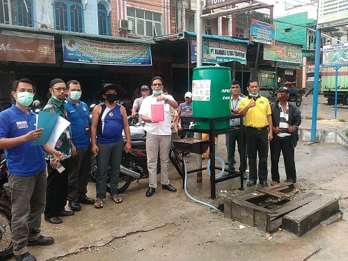 RAPP dan APR Berikan Bantuan ke Masyarakat, Biasakan Cuci Tangan Melawan Covid-19