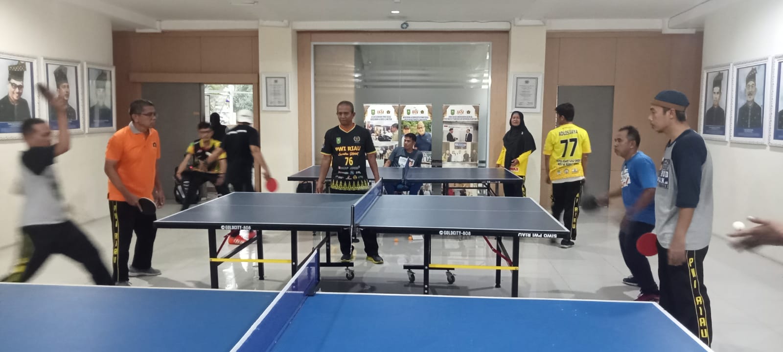 Pasangan Fendri Jaswir/Junaidi Juarai PWI Riau Pingpong Championship V Tahun 2023