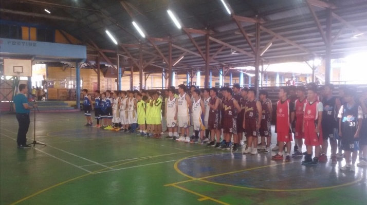 Perbasi Buka Kejuaraan Basket Kabupaten Antar Sekolah dan Klub Se-Rohil