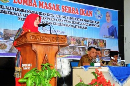 Sukseskan Gerakan Makan Ikan, TP-PKK Adakan Lomba Masak Serba Ikan