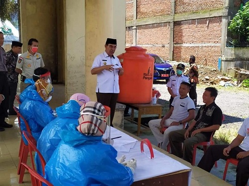 Bupati Hijazi Tinjau Posko Perbatasan Kabupaten Kepahiang