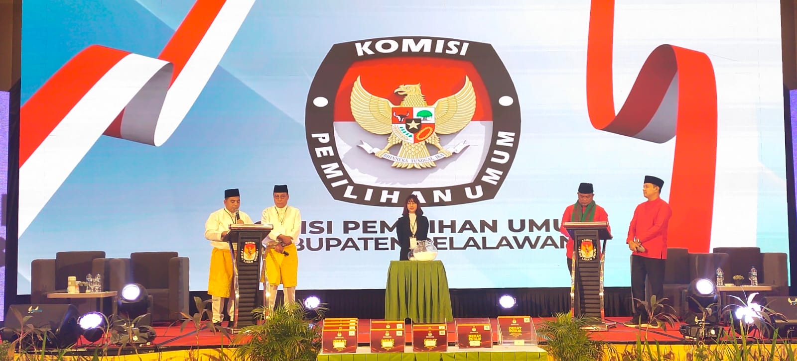 KPU Pelalawan Adakan Debat Calon Bupati dan Wakil Bupati Pelalawan Berjalan Dengan Sejuk dan Aman