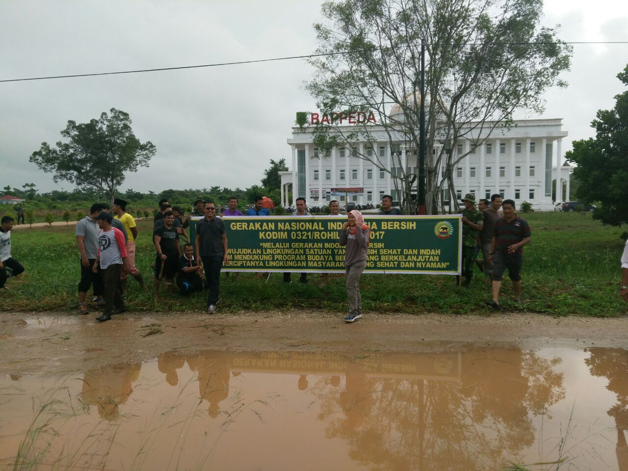 Karya Bakti Kodim Rohil tahun 2017, Kodim dan Pemda Goro Bersama