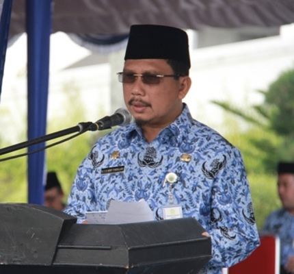 Sekda Terima Satya Lencana Dari Bupati Karimun