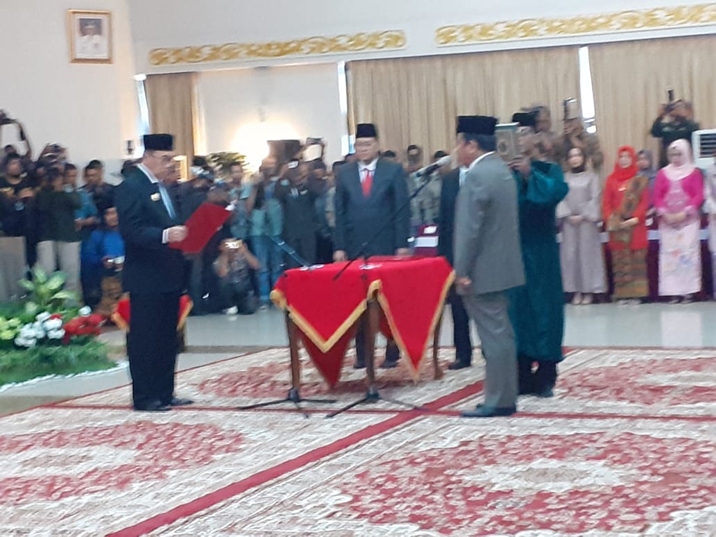 Yan Prana  Dilantik Jadi Sekda,Syamsuar : Bertindak ''Out of The Box'' Terukur dan Terstruktur