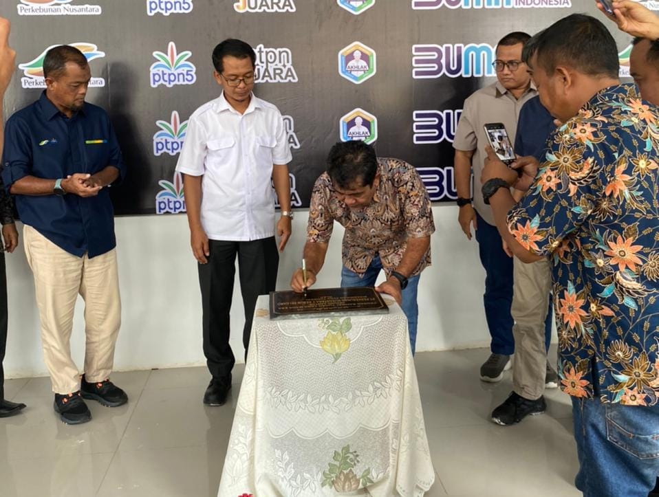 SEVP Operation PTPN V Tantang Tingkatkan Kinerja Positif Kebun Garo