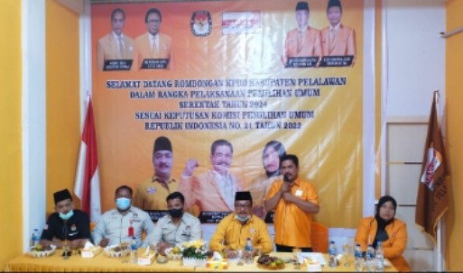 KPUD Sosialisasi Terkait Pemilu 2024 di Partai Hanura, Tagline From Zero To Hero Berkumandang
