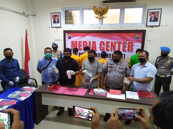 Polres Meranti Release Kasus Narkoba dan Pencurian
