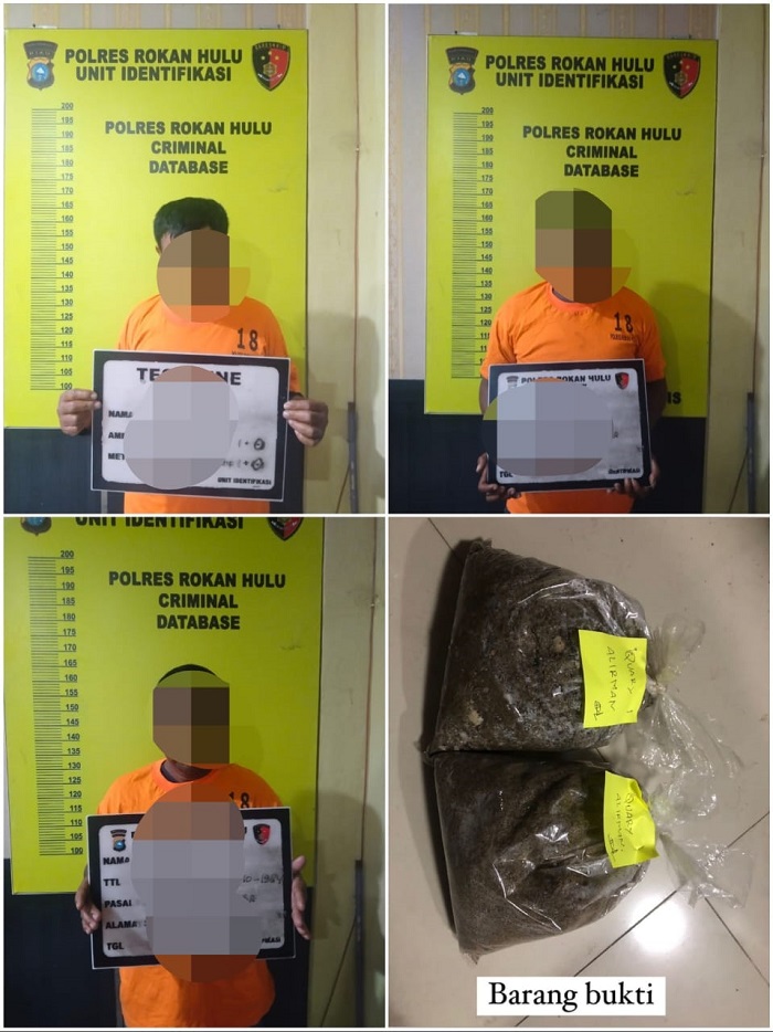 Polres Rohul Ringkus Tersangka Kasus Pertambangan Ilegal Jenis Quari 