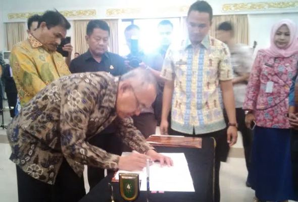 Dihadiri Bupati/Walikota, Pemprov Riau Gelar Rapat Koordinasi Serah Terima P2D